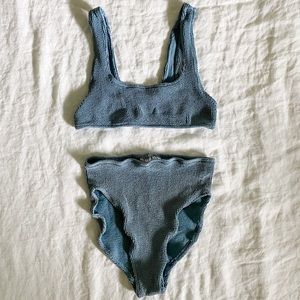 You Swim Aplomb High Waist Two Piece in Plume